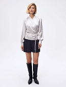 Блуза из жатого атласа POMPA арт.7143020ab3591