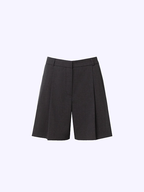 Шорты широкие из костюмной ткани POMPA