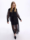 Блуза из атласа и органзы POMPA арт.7143010ab0699