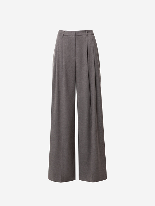 Брюки-палаццо из костюмной ткани POMPA