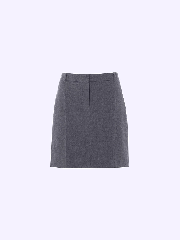 Мини-юбка из костюмной ткани  POMPA арт.7123070ab0891