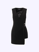 Асимметричный жилет из костюмной ткани POMPA арт.7092920ab1799