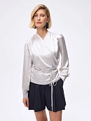 Блуза из жатого атласа POMPA арт.7143020ab3591