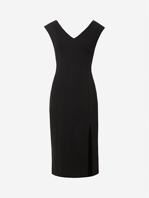 Платье-миди из джерси POMPA